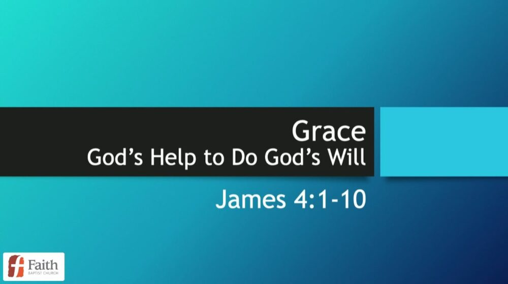 Grace: God's Help to Do God's Will Image