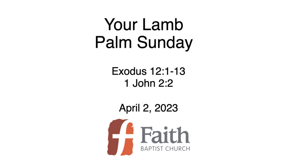 Your Lamb (Palm Sunday) Image